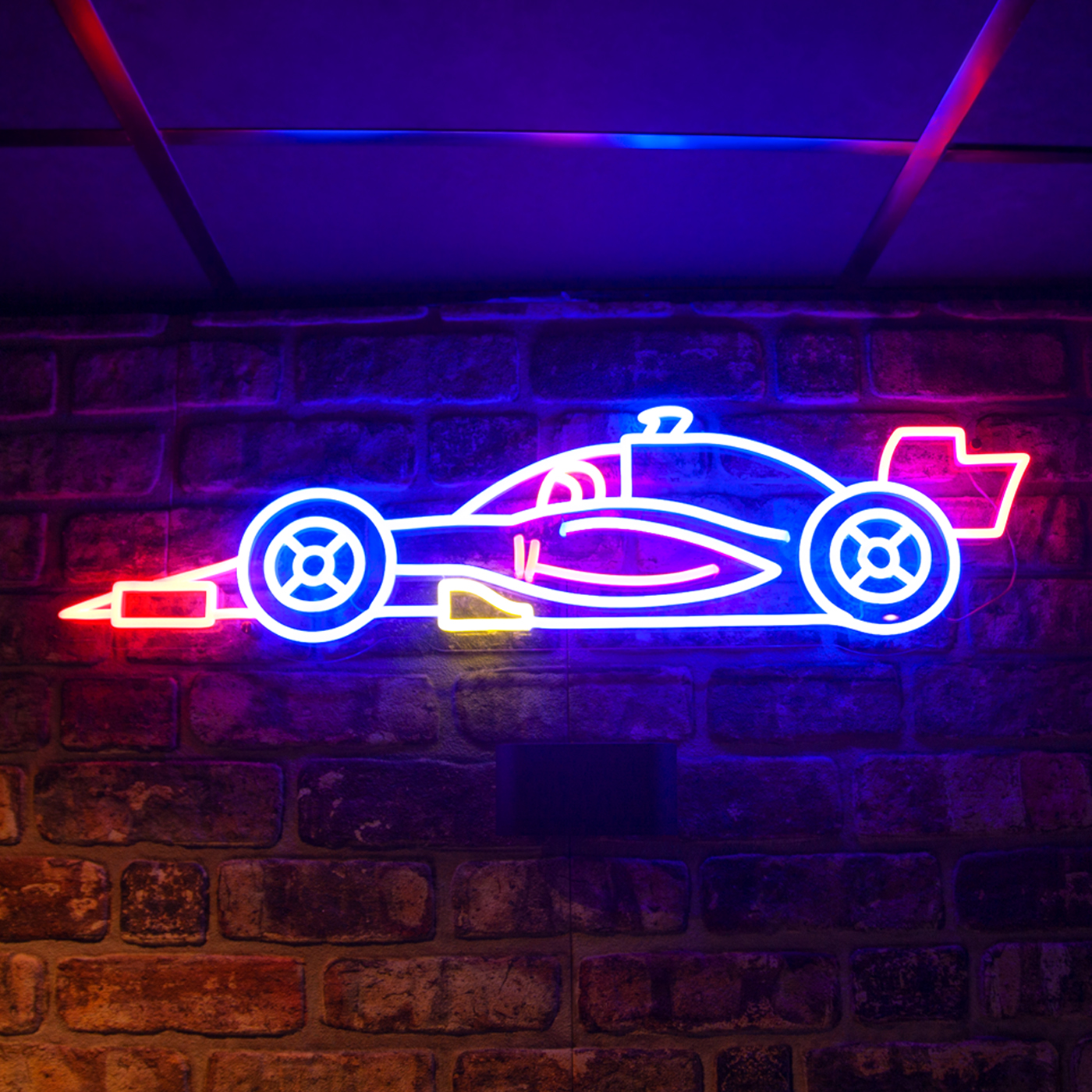 Psychiatrie hier huichelarij F1 LED Neon Car Sign Exclusief bij Sfeerbaas Formule1 Neonlamp